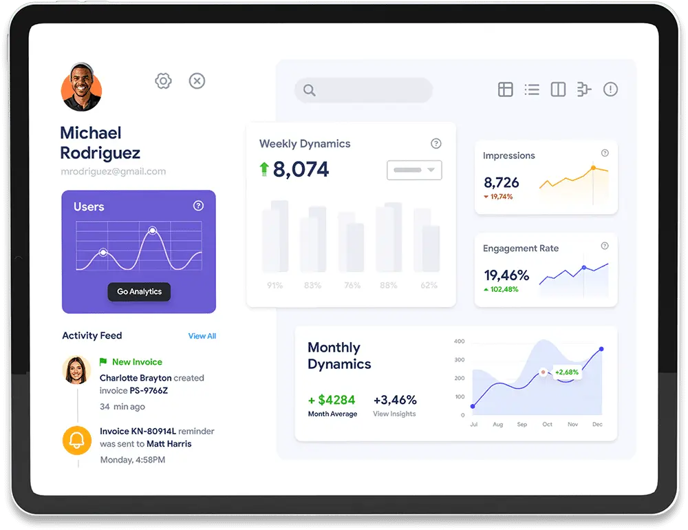 MB INFOSOFT digital design and software preview