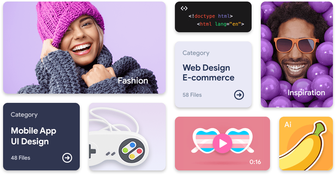 Digital content and marketing creative