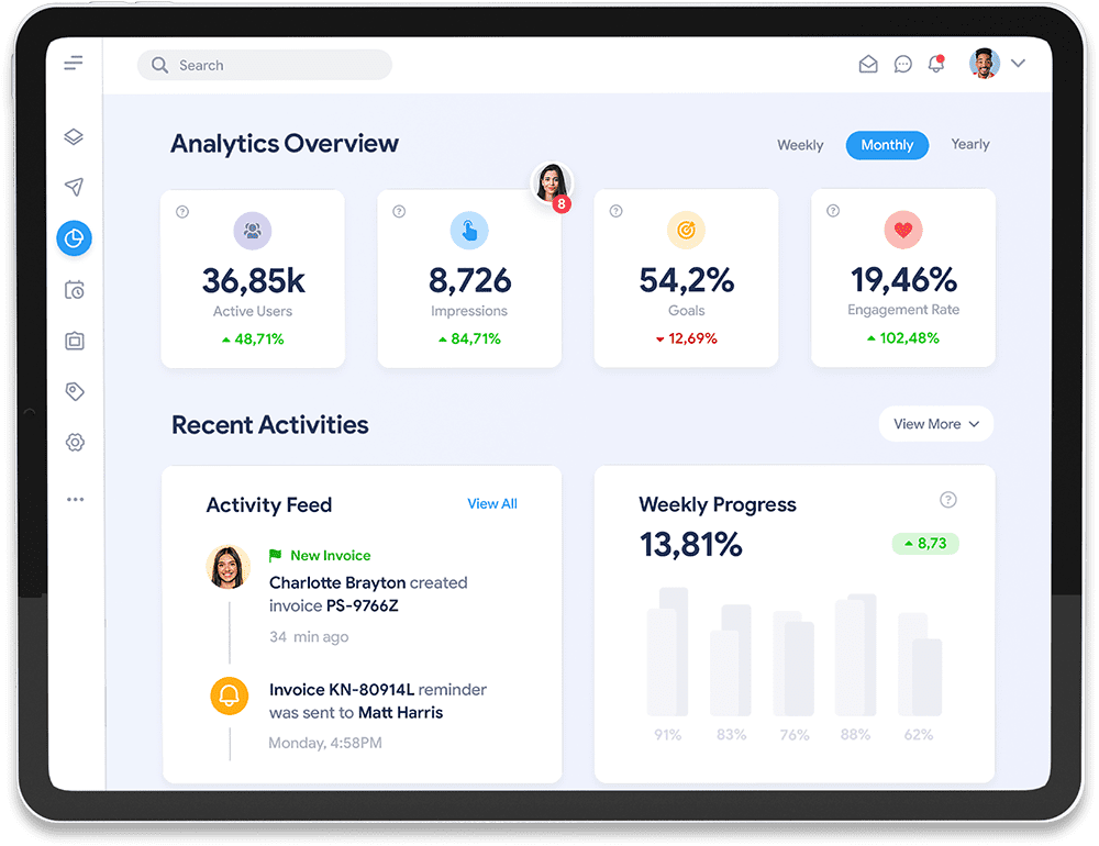 Custom website and Shopify development